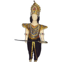 KFD Ravan Kavach fancy dress for kids,Ramleela/Dussehra/Mythological Character for Annual function/Theme Party/Competition/Stage Shows Dress