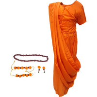 KFD Vanvasi Seeta fancy dress for kids,Ramleela/Dussehra/Mythological Character for Annual function/Theme Party/Competition/Stage Shows Dress