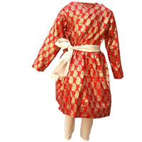 KFD Gujrati Boy Green Color fancy dress for kids,Indian State Traditional Wear for Annual function/Theme party/Competition/Stage Shows Dress