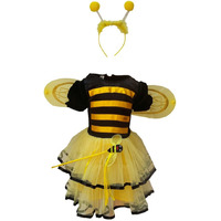 KFD Bumbel Bee Girl fancy dress for kids,Insect Costume for Annual function/Theme Party/Competition/Stage Shows Dress