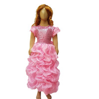 KFD pink barbie gown fancy dress for kids