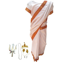 KFD Bharat Mata fancy dress for kids,National Hero Costume for School Annual function/Theme Party/Competition/Stage Shows Dress