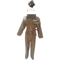 KFD Subhash Chandra Bose fancy dress for kids,National Hero/freedom figter Costume for independence Day/Republic Day/Annual function/Theme party/Competition/Stage Shows Dress