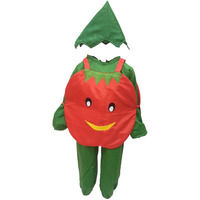 KFD Tomato fancy dress for kids,Vegetables Costume for School Annual function/Theme Party/Competition/Stage Shows Dress