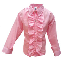 KFD Pink frill Shirt fancy dress for kids,Western Costume for School Annual function/Theme Party/Competition/Stage Shows/Birthday Party Dress