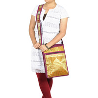 Women Handbags Travel Sling Shoulder Messenger Boho Cross Body Exclusive Silk Bag