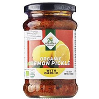 24 Mantra Organic Lemon Pickle With Garlic - 10.58 Oz (0.66 Lb)