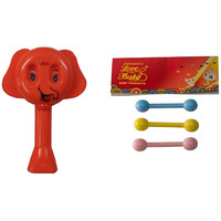 Auto Flow Rattle Toy- Elephant Toy - BT25 Combo Red