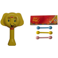 Auto Flow Rattle Toy- Elephant Toy - BT25 Combo Yellow