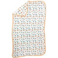 Love Baby Bath Towel Cotton Printed With Hood - 1910 Peach