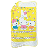 Love Baby Bath Towel Cotton Printed With Hood - 1911 P2 Yellow