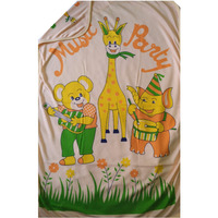 Love Baby Bath Towel Cotton Super Fine Printed With Hood - 1911 P1 Peach