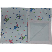 Love Baby Soft Bed Sheet Plastic - 713 A Blue