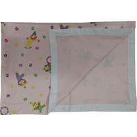 Love Baby Soft Bed Sheet Plastic - 713 A Pink