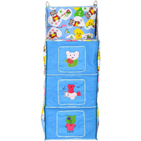 Love Baby Small Teddy Bear Kids Cupboard 3 Step - DKBC17 Blue