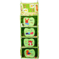 Love Baby Aminal and Transport Kids Cupboard 4 Step - DKBC18 Green