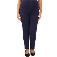 Mamma's maternity Women's Navy Blue Linen Trouser