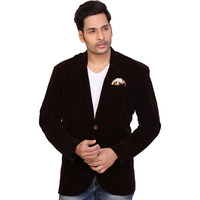 Garun Black Towel Velvet Blazer