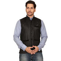 Garun Black Nehru Jacket