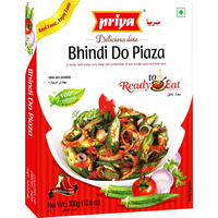 Priya RTE Bhindi Do Pizza - 300Gms (10.6oz)