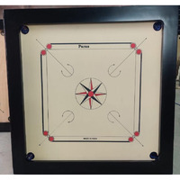 Carrom Board Game with Coins & Striker Accessories (32& x 32&)