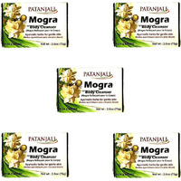 Patanjali Mogra Body Soap - 75gm (pack of 5)