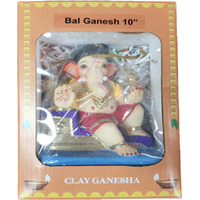 Bal Ganesh Visarjan Eco-Friendly Clay Murti (Ganesh Chaturthi Puja) Size 10