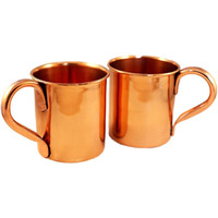 Winmaarc 100% Pure Heavy Gauge Copper Moscow Mule Mugs Set of 2 15 OZ