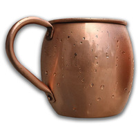 Winmaarc 100% Pure Copper Solid Copper Moscow Mule Mug 16 OZ