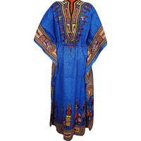 Winmaarc African Dashiki Kaftan Boho Hippe Dress Long length Maxi Caftan