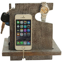 Winmaarc Wooden Docking Station, For Daily Use Gifts for Couple , Funny Fathers Day Gifts