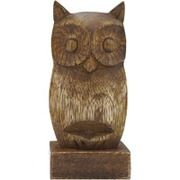 Winmaarc Wooden Owl Eyeglass Spectacle Holder Handmade Stand for Office Desk Home D??cor Gifts