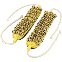 Winmaarc Handmade Indian Classical Ghungroo Dance Accessories Bharatnatyam, Kuchipudi, Odissi Ghungru For Dancers Feet (30 bells + 30 bells)