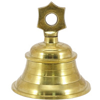 Winmaarc Gold Tone Decorative Hanging Brass Bell Spiritual Ghanti