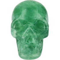 Winmaarc Healing Crystal Stone Human Reiki Skull Figurine Statue Sculptures 3