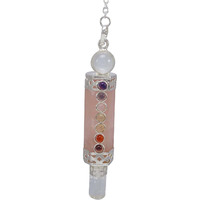 Winmaarc 7 Chakra Pendulum Wand Dowsing Energy Generator Reiki Healing Crystal Spiritual Gift
