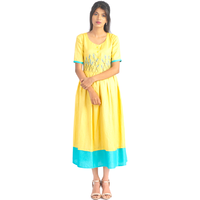 Pink Flamingo Clothing Mellow Yellow Maxi Dress