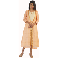 Pink Flamingo Clothing Peach Princess Two Piece Kurta Dress