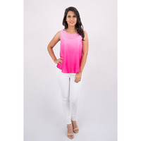 Pink Flamingo Clothing Pink Ombre Tank Top M (Size: Medium)