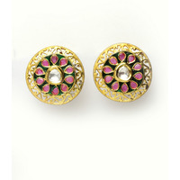 Drop Kundan Stud