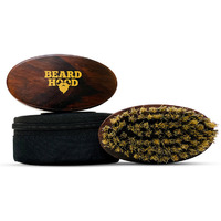 Beardhood Boar Bristle Beard Brush with Handmade Rosewood Handle