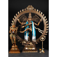 Brass Large Dancing Shiva Nataraja 73 Inches