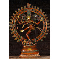 Brass Graceful Dancing Nataraja Statue 41 Inches