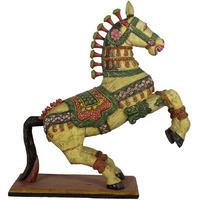 Handmade Wooden Jumping Horse  44