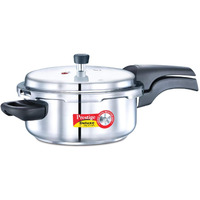 Prestige Svach 3L Alpha Deluxe Induction Base Stainless Steel Pressure Cooker, 3.0-Liter