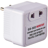 50 Watt Step Down Converter - International Travel Converter - 220-240 V to 110-120 V