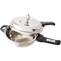 Vinod Junior Splendid Stainless Steel Sandwich Bottom Pressure Pan