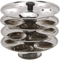 Tabakh 4-Rack Stainless Steel Baby Mini Idli Stand, Makes 20 Mini Idlys