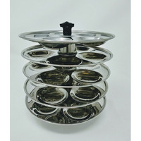 Tabakh 5-Rack Stainless Steel Baby Mini Idli Stand, Makes 25 Mini Idlys