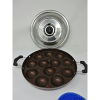 Vinod AppamPatra Paniyaram Non Stick Pan with Steel Lid